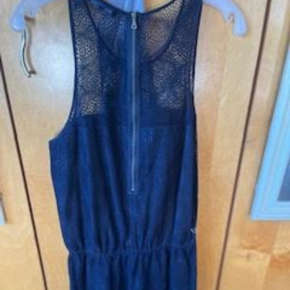 Navy Blue David Lerner Dress - Size M